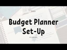 SETUP | Setting up my 2020 Budget Planner in the Erin Condren Deluxe Monthly Planner