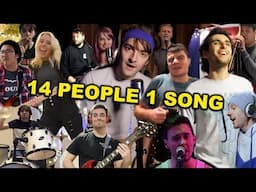 14 People 1 Song! (Jimmy Eat World "The Middle" Cover)