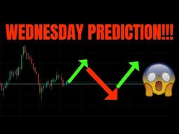 🔥 WEDNESDAY PREDICTION! TSLA, SPY, NVDA, QQQ, ES, BTC, META, AMZN, COIN MSFT & GOOG PREDICTIONS!  🚀