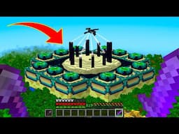 I Built The Most Over The Top End Portal In Minecraft Hardcore