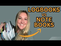 What is the difference between a logbook and a notebook? Amazon KDP