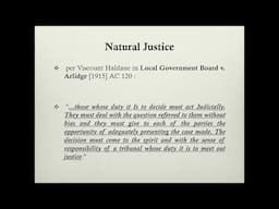 LLB CONSTITUTIONAL LAW AND GHANA LEGAL SYSTEM- NATURAL JUSTICE