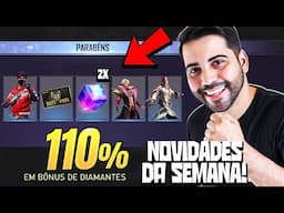 CONFIRMADO 110% DE DIAMANTES! 2 CUBOS GRÁTIS, SUPER OURO ROYALE, FOOD TRUCK E NOVIDADES DA SEMANA!