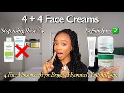 4 Face Creams for Bright ,Hydrated ,Glowing Skin | #axisy #numbuzin