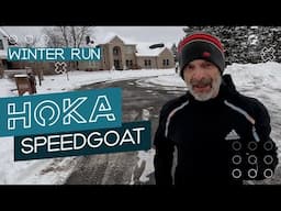 My Running Journey | Hoka Speedgoat Winter Run | Daily Training Vlog