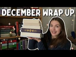 DECEMBER WRAP UP | a mediocre reading month to end the year