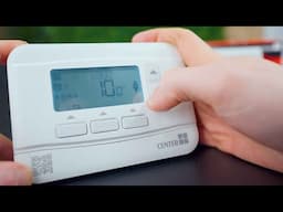 CENTER WIRELESS THERMOSTAT WALKTHROUGH - Set Schedule Auto / Manual