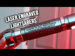 Making Laser Engraved Lightsaber Hilts with the xTool F1 Ultra - Fiber Laser on Metal Tutorial