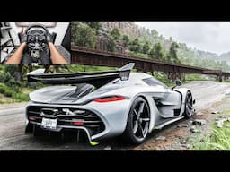 1600HP Koenigsegg Jesko | Forza Horizon 5 | Steering Wheel Gameplay