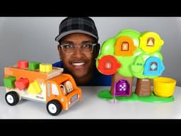 Learn Shapes, Colors, Numbers & Counting, Preschool Toddler Toy Learning Video Play & Learn