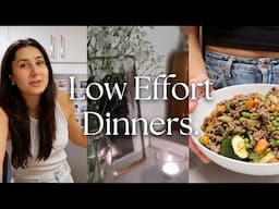 A Week of Low(er) Effort Dinners | Healthy, Balanced, High Protein