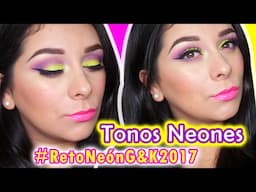 MAQUILLAJE NEÒN | #RetoNeónG&K2017 | Zaret Montoya