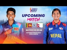 Sri Lanka Women U19 vs Nepal Women U19 | Match 9 | ACC Women's U19 Asia Cup