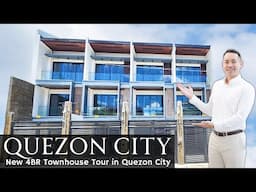 House Tour QC99 • Fully-Furnished Home in the Heart of Quezon City! • 4BR NEW Townhouse for Sale