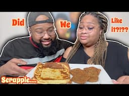 SCRAPPLE AND COTTAGE CHEESE BREAD COLLAB WITH @CJandShereese DID WE LIKE IT??