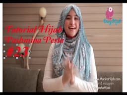 #23 Tutorial Hijab Pashmina Formal Dan Elegan Untuk Pesta Terbaru 2015 Ala Marshanda