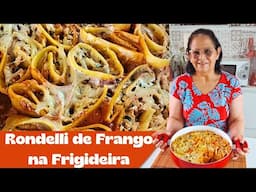 📽️🍝🍗LIVE: RONDELLI DE FRANGO FEITO NA FRIGIDEIRA COM MASSA DE LASANHA