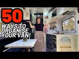 Making a Caravan Feel Like HOME || Storage, Organising & Decorating | 50+ Tips, Tricks, Mods & HACKS