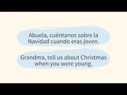 Learn Spanish Sentences for Christmas Dinner