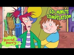 Henry Stops Margaret's Pirate Parade 🏴‍☠️ Horrid Henry Compilation | 40+ MINS | Cartoons for Kids