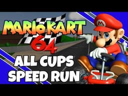 DOUBLE PB! Surprise! I'm live again lol | All Cups Speed Run (No Skips) | Mario Kart 64