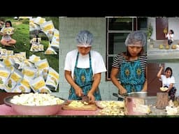 Let's make Jackfruit chips//my 2nd day at stall update #smallbusiness #naga Girl 🇮🇳