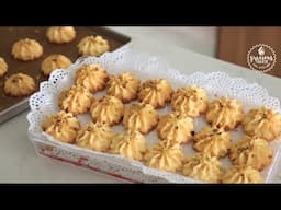 Best Piped Butter Cookies | Egg& Eggless