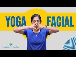 Face Yoga Exercises to De-stress and Relax | Yogalates with Rashmi