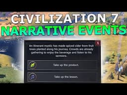 Civ 7 has over 1,000 Narrative Events that unfold as you play - Civilization vii Dev Diary