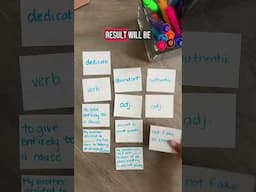 Vocabulary SPOONS Game #teacher #middleschoolteacher #teachingmethods #teachingideas #teacherideas