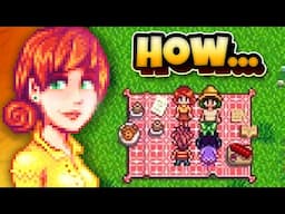 How Speedrunners Get Married By Spring 14th in Stardew Valley