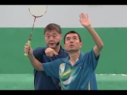 Badminton-Forehand Clear Correction-Do Not Open Your Elbow But Set Tight!