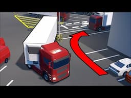 Perfectly Parking Big Trucks in Tiny Spots!