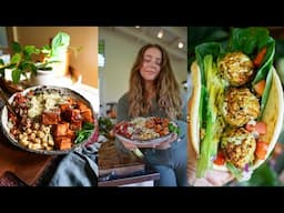 What I Eat in a Day 🌿 NO TOFU or GLUTEN! High Protein MEAL IDEAS