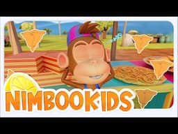 Samosa Chor Bandar Ki Dukan Main, पानी पूरी वाला + Nimboo Kids Rhymes and Cartoon Songs