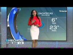 Vania Manzano Pronostico del Tiempo 16 de Febrero de 2016