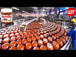 How NUTELLA Is Made In Factory | Food Factory