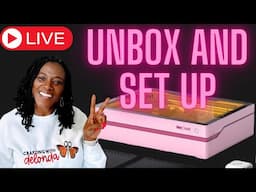 Live: Let's Unbox and Setup my new Pink WeCreat 10W Diode Laser