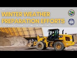 Erie County Officials Join the City of Buffalo to Highlight Winter Weather Preparation Efforts