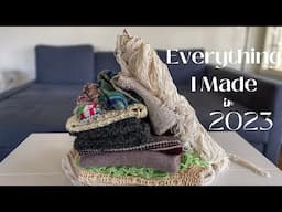 Everything I Knit & Crocheted 2023 | Sew Homey Podcast Ep. 26