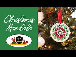 Christmas Mandala - Right Handed - Free Crochet Pattern