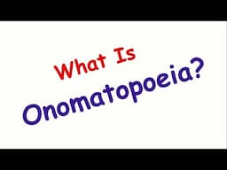 What is Onomatopoeia | explanation with examples | The Modern Learning