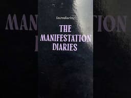 The dreamiest manifestation book 🤍 #themanifestationdiaries #selfhelpbook #manifestation #booktok