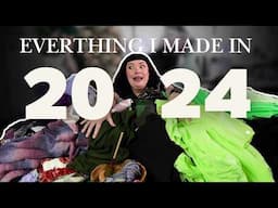 Everything I made in 2024 | Plus Size Sewing, Knitting, Crochet, Spinning and More