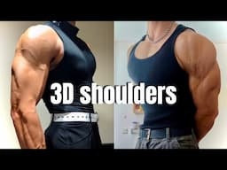 how to get 3D aesthetic shoulders