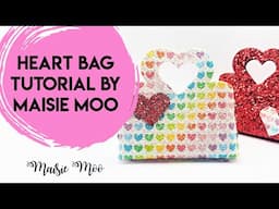 No Sew Faux Leather Purse - Easy Bag Tutorial for Valentines by Maisie Moo