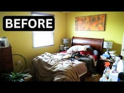 BEFORE & AFTER: Green and Pink Cozy Bedroom Makeover!