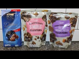 Aldi: Moser Roth Milk Chocolate Truffles, Choceur Clusters S’mores & Sea Salt Caramel Pretzel