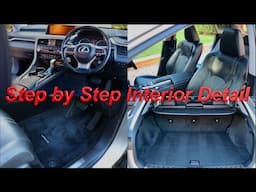 How To Deep Clean Car Interior: A Step-by-Step Guide | Lexus RX (Vlog 60)