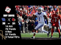 Ray Davis (Kentucky RB) vs Louisville (2023)